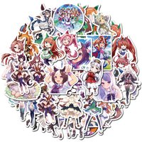 10/50PCS Anime Girl Uma Musume Pretty Derby Game Cartoon Graffiti Stickers Cartoon Cute Decoration Stationery Box Scrapbook
