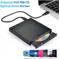 USB 3.0 External CD Burner Optical Drive CD-RW DVD-ROM Burner Player Writer Reader Player Portable DVD Recorder For PC Computer
