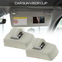 2pcs Sun Visor Clip Porpor Booya Interior Sun Visor Hook Clip Bracket For VW Transporter T4 T5 T5.1 T6 3B0857563 Bracket Hanger