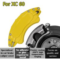 For Volvo XC60 Car Brake Caliper Cover Aluminum Alloy Metal Exterior Kit Fit B4 B5 T4 T5 T6 T8 V VI AWD 2015 2024 2025