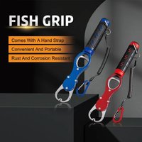 Aluminum Alloy Fishing Lip Gripper With Weight Scale Portable Fish Plier Hand Grip Hook Gripper Fishing Tackle Accessories