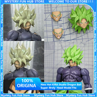 New Hot Origianl KIRA Studio Dragon Ball Super: Broly Action Figure Head Model Fits Broly Head Accessories Collectible Toys Gift