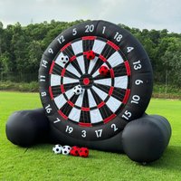 2m/3m/4m Foot Dart Inflatable Football Dart Board With Sticky Soccer Balls Foot Kicking Ball Sports Target Games Kick Darts