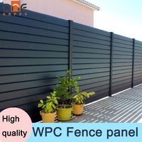 Powder Coated Surface Fully Enclosed Ventilated Outdoor Fence Panel Horizontal Aluminum Slat Privacy Fence For Garden Patio