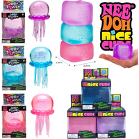 618New Pinch Candy Jellyfish Flow Pattern Cube Slow Rebound Stress Relief Maltose Pinch Stress Relief Toy Children's Gift