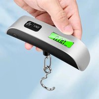Digital LCD Display 110lb/50kg Electronic Luggage Hanging Suitcase Travel Weighs Baggage Bag Weight Balance Portable Scale Tool