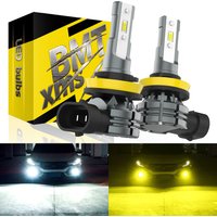 BMTxms 2szt 60W 12000LM Canbus H8 H11 9005 9006 Samochodowe światło przeciwmgielne LED H9 HB3 HB4 9145 H10 Światło przeciwmgielne LED 6500K 3000K 12V Dioda
