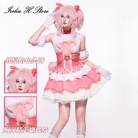 Irelia H Anime Puella Magi Madoka Magica Kaname Madoka Cosplay Costume Walpurgis Night Kaname Madoka Dress Halloween Costumes