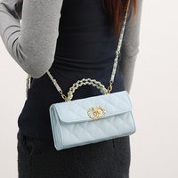 Charlize&Kelli 2026 Spring Chain Handbag Women's Shoulder Crossbody Bag Elegant Commuter Style Detachable Soft PU Leather