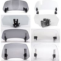 Universal Motorcycle Windshield Extension Adjustable Spoiler Clamp-On Windscreen Deflector For BMW KAWASAKI YAMAHA HONDA SUZUKI image 4