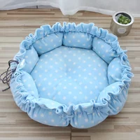 Drawstring adjustable dual-purpose cat bed comfortable soft warm pet mat small dog puppy bed creative pet supplies All-season