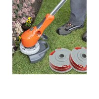2pcs For Flymo Contour 500 Power Plus 500 & 500XT Strimmer Trimmer Spool + 1cap GB Mower Beater Cord Accessory