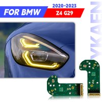 White Blue Amber Angel Eyes DRL Boards For 20-23 BMW Z4 G29 LED Headlight Daytime Running Light Turn signal Module 63119498496