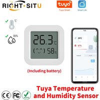 Tuya Temperature Humidity Sensor Mini LCD Display Compatible with BT APP Remote Control Thermometer Hygrometer