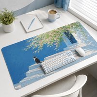 Black Cat Mouse Pad Gamer XL New Large Home Custom Mousepad XXL MousePads Soft Natural Rubber Office Carpet Desktop Mouse Pad