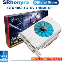 SRhonyra GeForce GTX 1050 4GB Graphics Card,GDDR5 128bit 4K Ready HDMI/DP/DVI Gaming Video Card Full Height Dual Slot