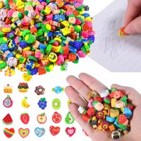 20~400pcs Mini Eraser Cartoon Fruit Animal Pattern Bulk Office Educational Supplies Student Stationery Classroom Prizes TMZ