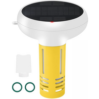 7 In 1 Tuya Zigbee Solar Water Quality Meter ZigBee WiFi Intelligent Chlorin Meter Floating Swimming Pool Water Quality Tester