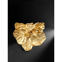10Pcs W36mm H31mm Gold irregular metal flower button fashion sweater top coat trench coat jacket gold button 920N