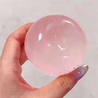 Green Transparent Maltose Shape Squishy Toys Soft Slow Rebound Mochi Squeeze Toy Anti Stress Sensory Fidget Decompression Toy