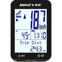 GPS Bicycle Computer Wireless Cycling Speedometer Odometer Rate Stopwatch 8 Languages with Backlight Bike Accessories