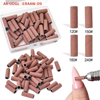 50/60/100Pcs 3MM Mini Nail Sanding Bands Sets For Dead Skin Calluses Nail Gel Remove 120#150#180#240#