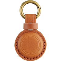 Genuine Leather for Apple Airtag Case Keychain Leather Protective Air tag Cases Cover Airtag Holder Accessories Key Ring Tracker