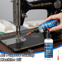 61ml Universal Sewing Machine Oil. Precision Needle Pen Lubricant for Clippers, Locks & Repair Tools. Anti-Rust & Noise Free