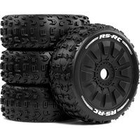 1:8 RC Buggy Tires OD 465" and Wheels 17mm Hex for 1/8 Off Road Buggy Truck Car Arrma Typhon 6S 3S Talion 6S Losi 8ight HPI
