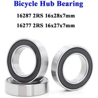 5/10Pcs 16287 2RS 16x28x7mm 6902-16-2RS 16287RS MR16287 Ball Bearing MR16277 16277 2RS 16x27x7 Mountain Bike Road Hub BB Bearing