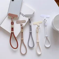 Fashion Candy Color Mobile Phone Lanyard Adjustable Wristband Phone Chain Universal Anti-lost Keychain Cellphone Strap