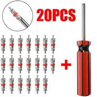 AliExpress NONE 20pcs Tire Valve Core Removal Insert Tools Set For Car Bike Motorcycle Wheel