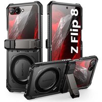 SUPCASE For Samsung Galaxy Z Flip 8 Case UB Grip Military-Grade Rugged Back Phone Case with Stand & Front Screen Protector