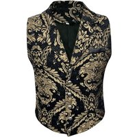 Men's Victorian Suit Vest Gothic Steampunk Waistcoat Gothic Corset Waistcoat Masquerade Outfit Dress Jacquard Goth Suit Costume