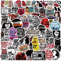 52Pcs Radicalism Stickers Radical Vinyl Waterproof for Laptop Phone Case Notebook Water Bottle DIY Stickers