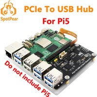 Raspberry Pi 5 PCIe to USB3.2 Gen1 Hub 5Gbps For Raspberry Pi OS Drive free