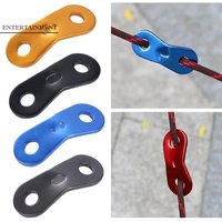 Stopper 2 Hole Tensioners Non-Slip Cord Tent Rope Buckles Wind Rope Peanut Stopper Tent Rope Tensioners Cord Lock Buckles