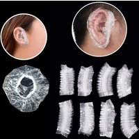 100/300/500Pcs Disposable Waterproof Ear Cover Salon Bath Shower Hair Dye Protector Caps