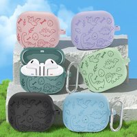 New Case For Samsung Galaxy Buds 3(2024)Coque Carving Flowers Design Liquid Silicone Soft Capa For Galaxy Buds3/3pro Cover Funda