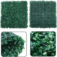 Artificial Plant Wall Decoration Walls Foliage Hedge Grass Mat Greenery Panels Fence Simulation Landscape Leaves Lawn 3 Size