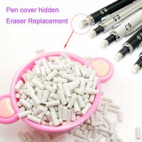 30/60pcs Mini Pencil Eraser Automatic Pencils Portable Replacement Tail Erasers School Drawing Supplies
