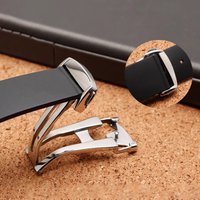 Stainless Steel Watch Buckle for Omega Deployment Clasp Leather Rubber Watch Band Butterfly Button Folding Buckle 16mm 18mm 20mm