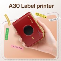Phomemo A30 Label Printer Mini Printer Wireless Bluetooth Printer Portable Printer Ideal for Gift Tags and Photo Labels