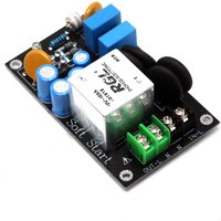 2000W AC 110V 220V Power Supply Soft Starting Board For 1969 Audio Amplifier Starter High Current 100A Relay Thunder Protection