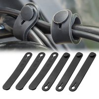 Universal Motorcycle Rubber Frame Securing Cable Wiring Harness Power Cord Tie Clutch Line Brake Cable Ties Elastic Fix Stripe