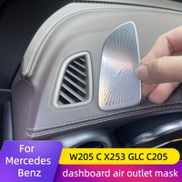For Mercedes Benz GLC C-Class W205 C260 C200 X253 Car Dashboard Horn Cover Air Outlet Trim 2015-2021 Speaker Cover