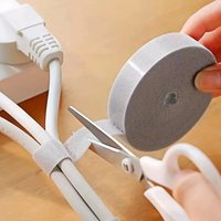Reusable Fastening Tape Cable Ties Data Cable Storage AndSorting Hook and Loop Fasteners To Tidy Up Your Belongings Organiser