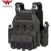 YAKEDA quick dismantling tactical training vest outdoor CS protective equipment combat vest camouflage suit