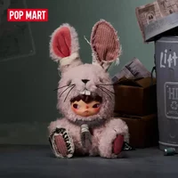 POP MART Hirono Little Hare Plüschpuppen-Anhänger Serie Blind Box Überraschungs-Mystery-Box Actionfigur für Zuhause und Schreibtisch