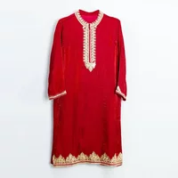 Indian Kurta for Men Kurti Nepalese Pakistani National Costumes South Asian Clothes India Dress Traditional Clothing